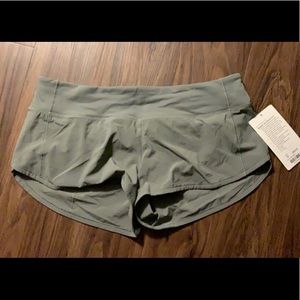 Lululemon speedup short 2.5” size 10